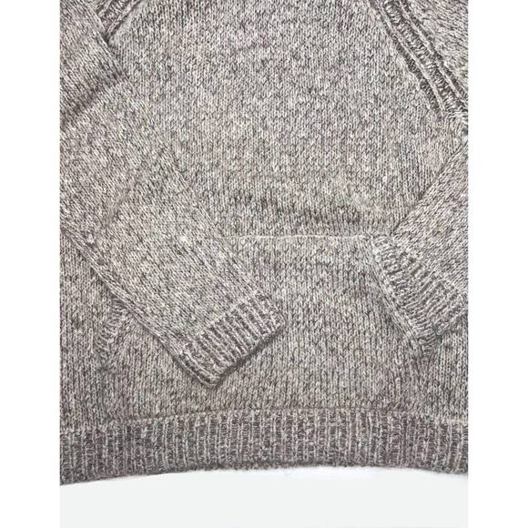 NEW AUTUMN CASHMERE long sleeve with kangaroo pockets hoodie in hazel/musk